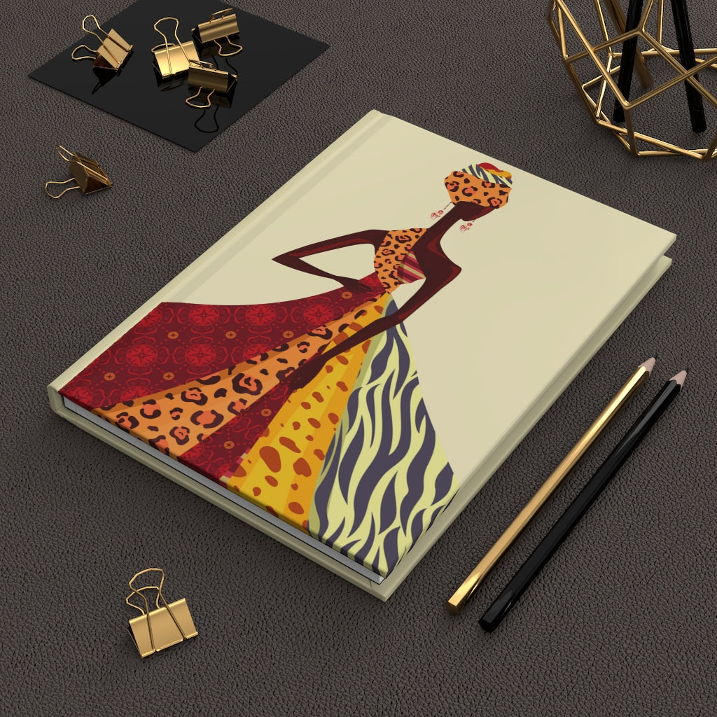 African Queen Hardcover notebook