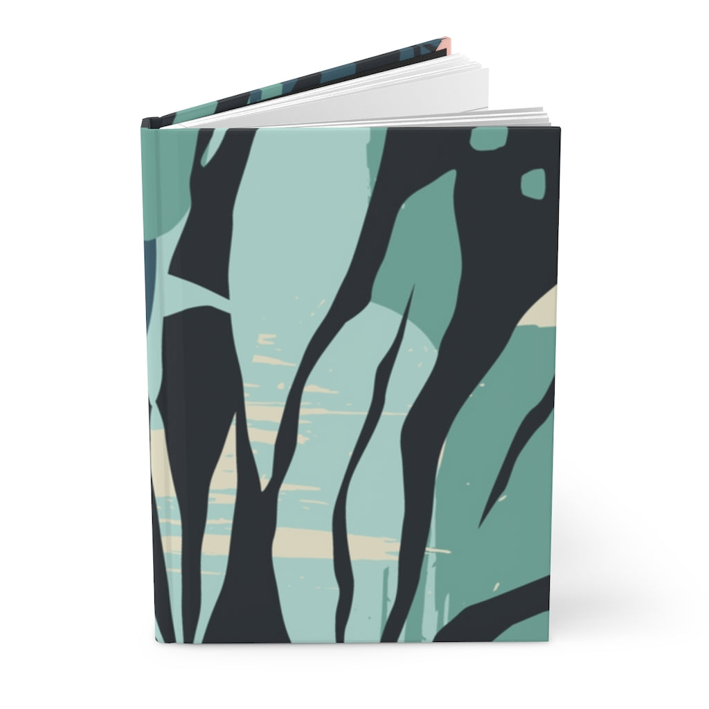 Aqua Love Hardcover notebook