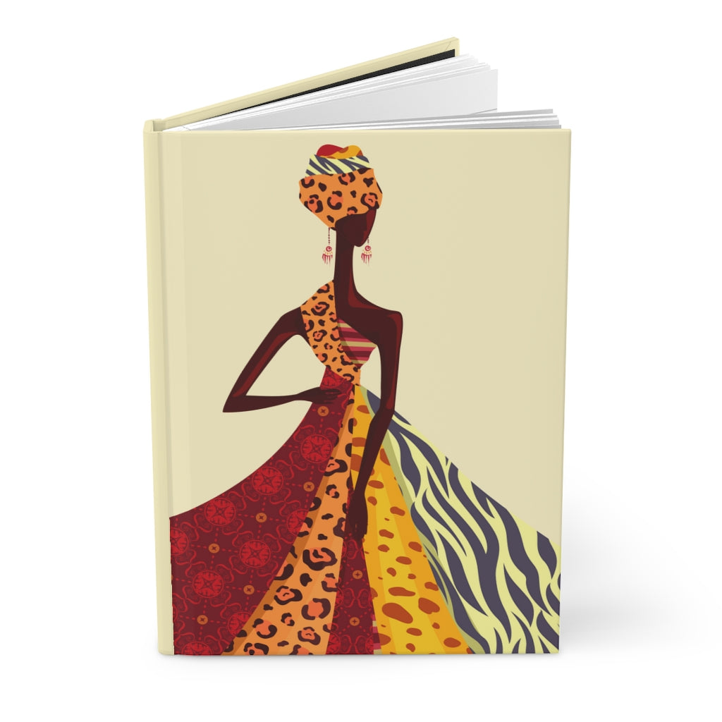 African Queen Hardcover notebook