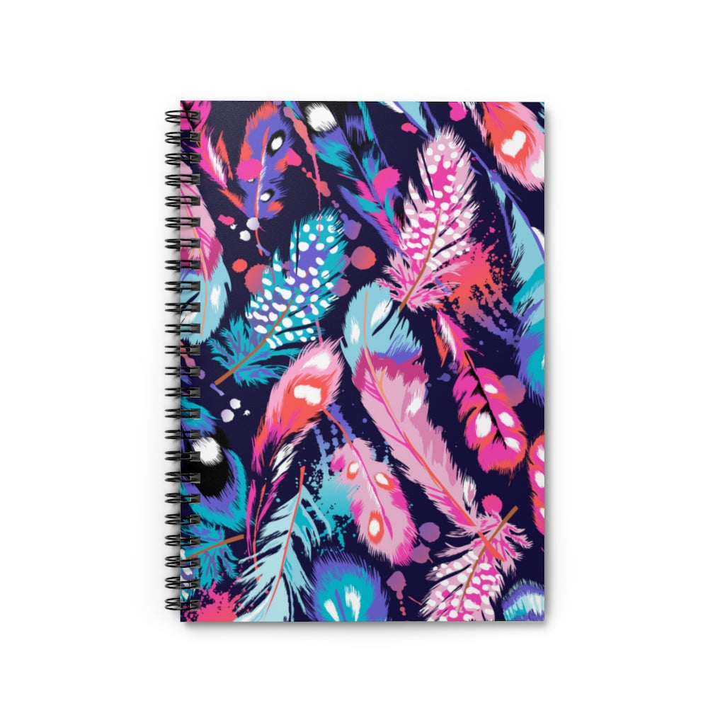 Colorful Feathers Notebook