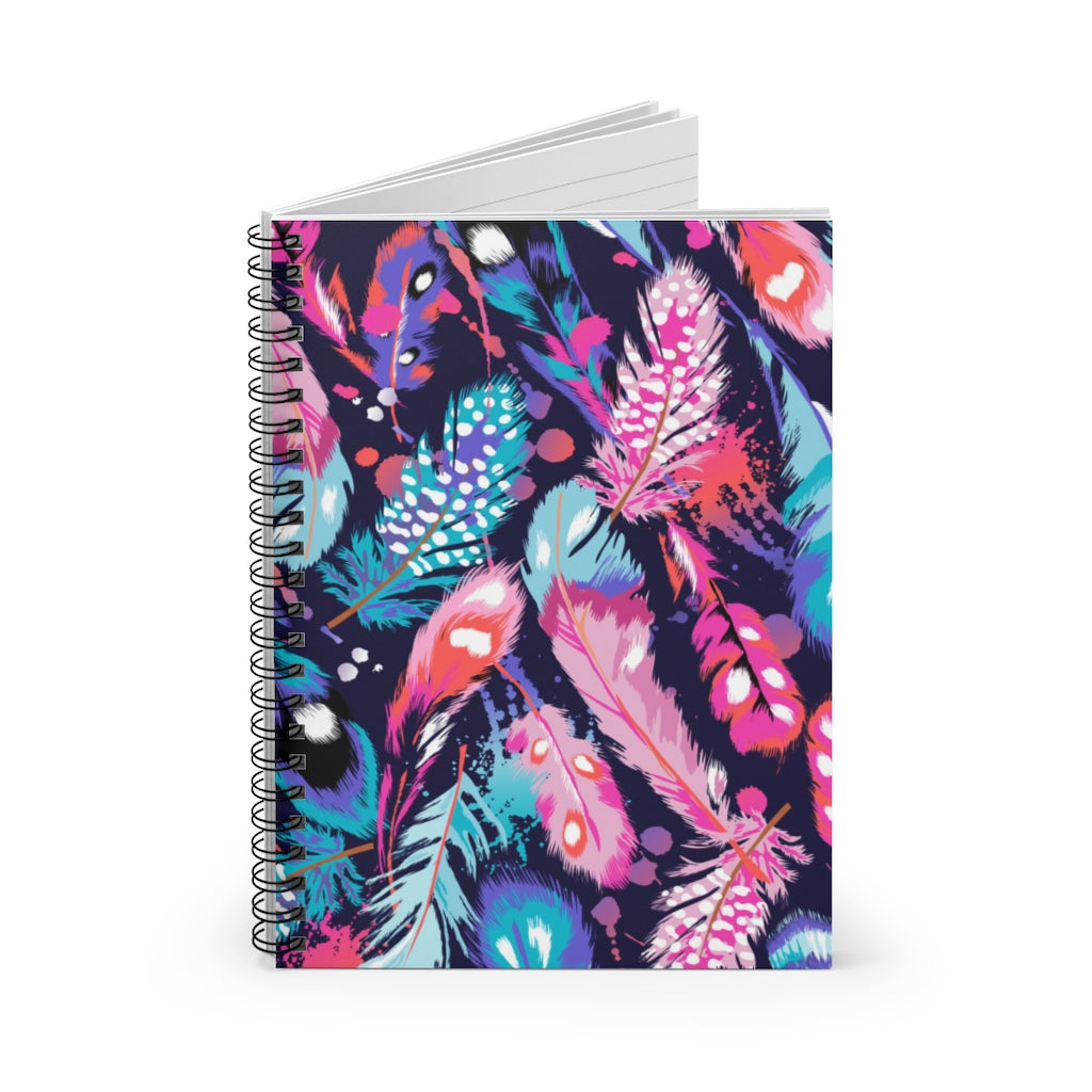 Colorful Feathers Notebook