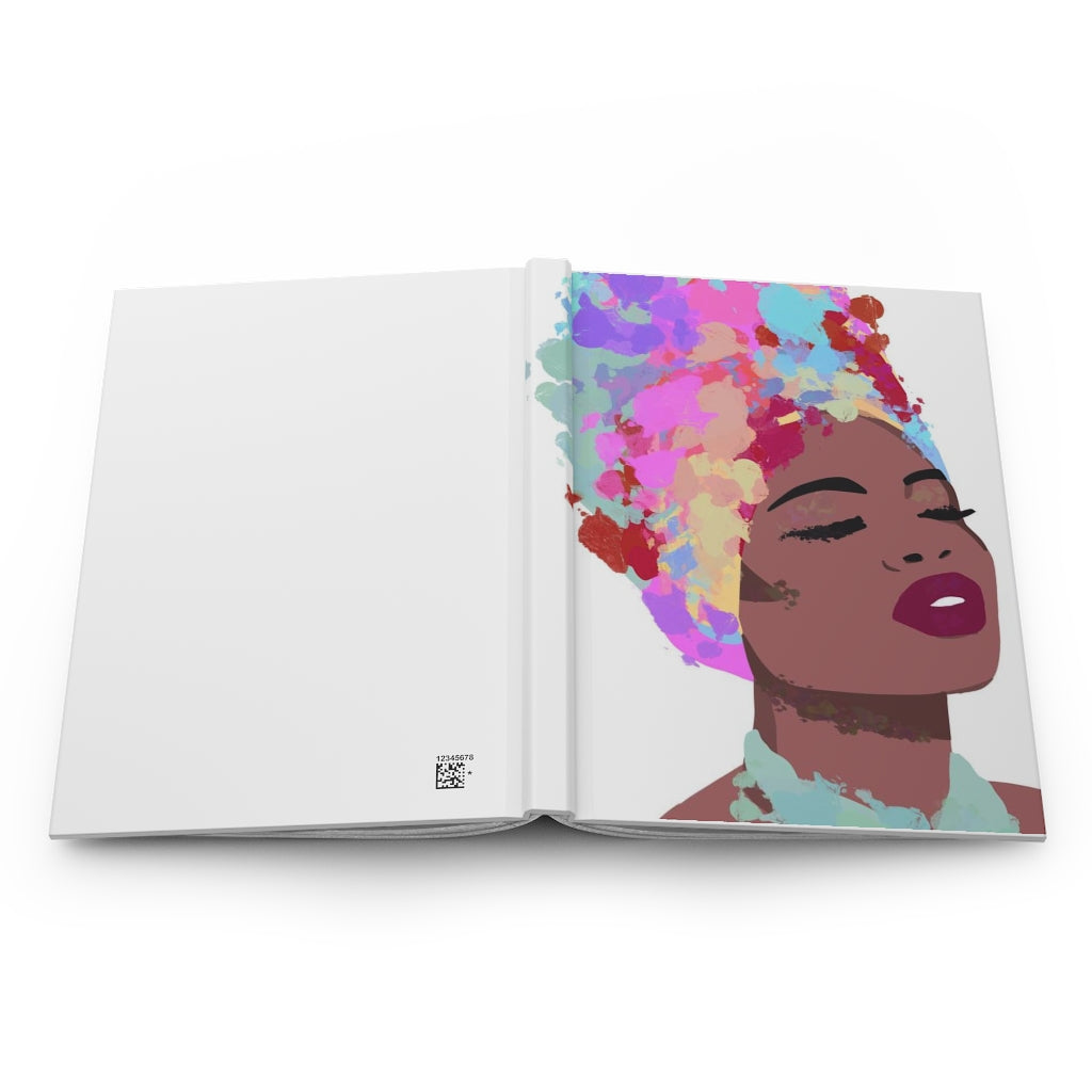 Colorful headwrap Hardcover notebook