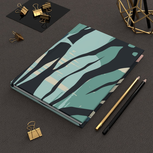 Aqua Love Hardcover notebook