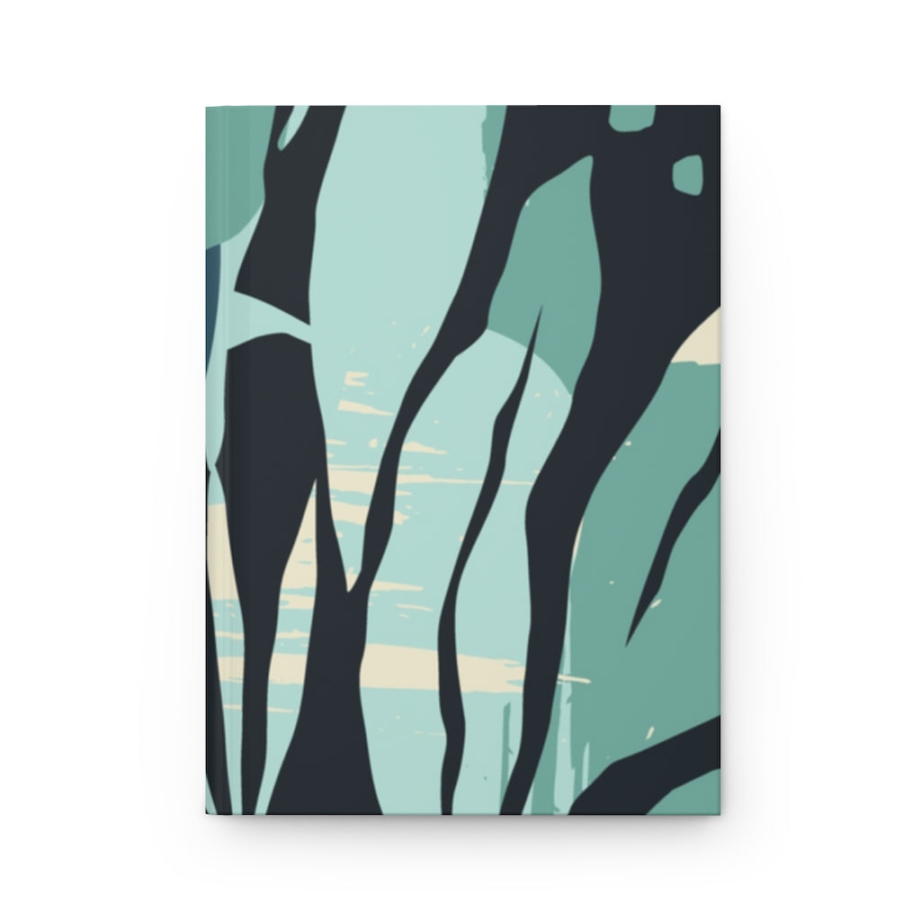 Aqua Love Hardcover notebook