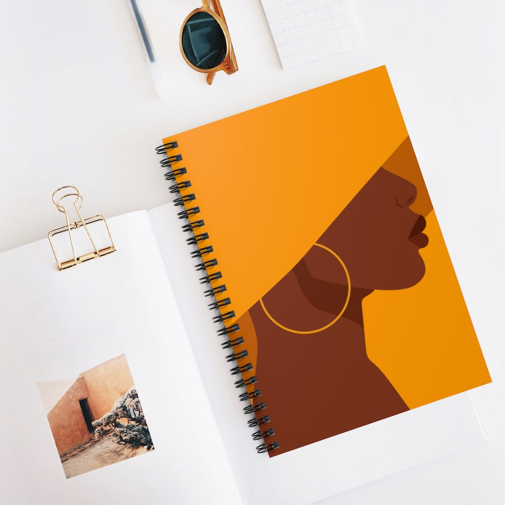 Yellow Hat lady Notebook