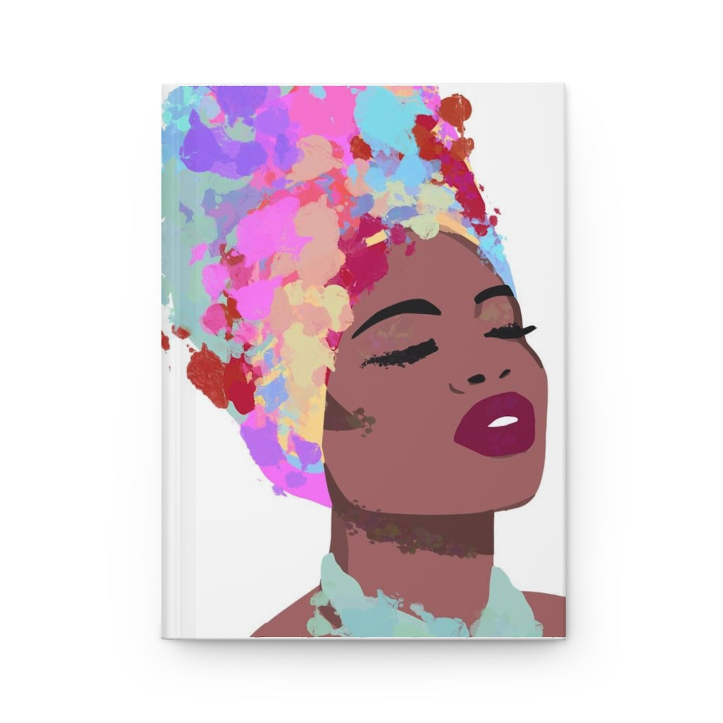 Colorful headwrap Hardcover notebook