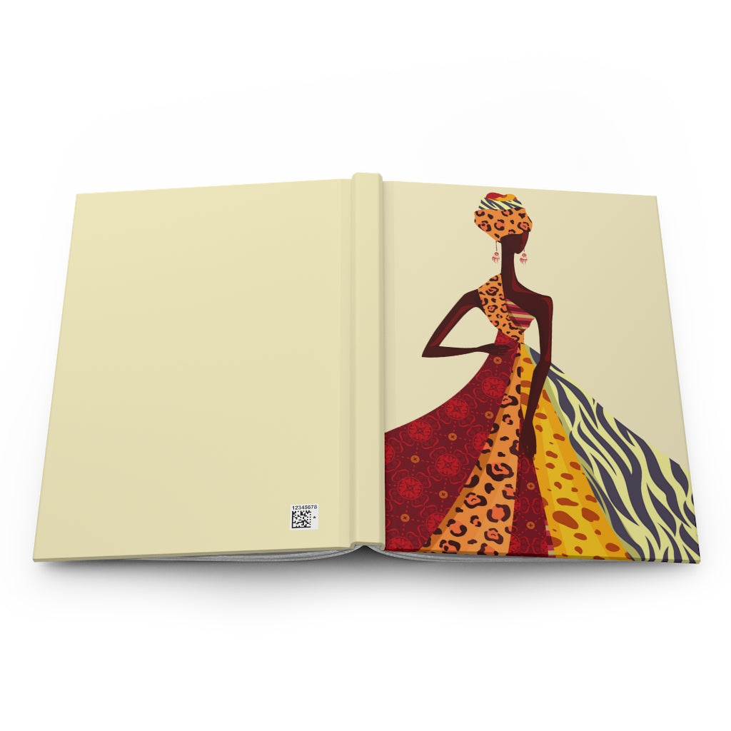 African Queen Hardcover notebook