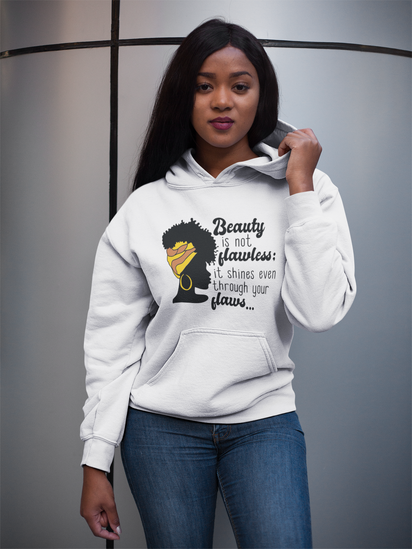 Beauty is not flawless Hoodie