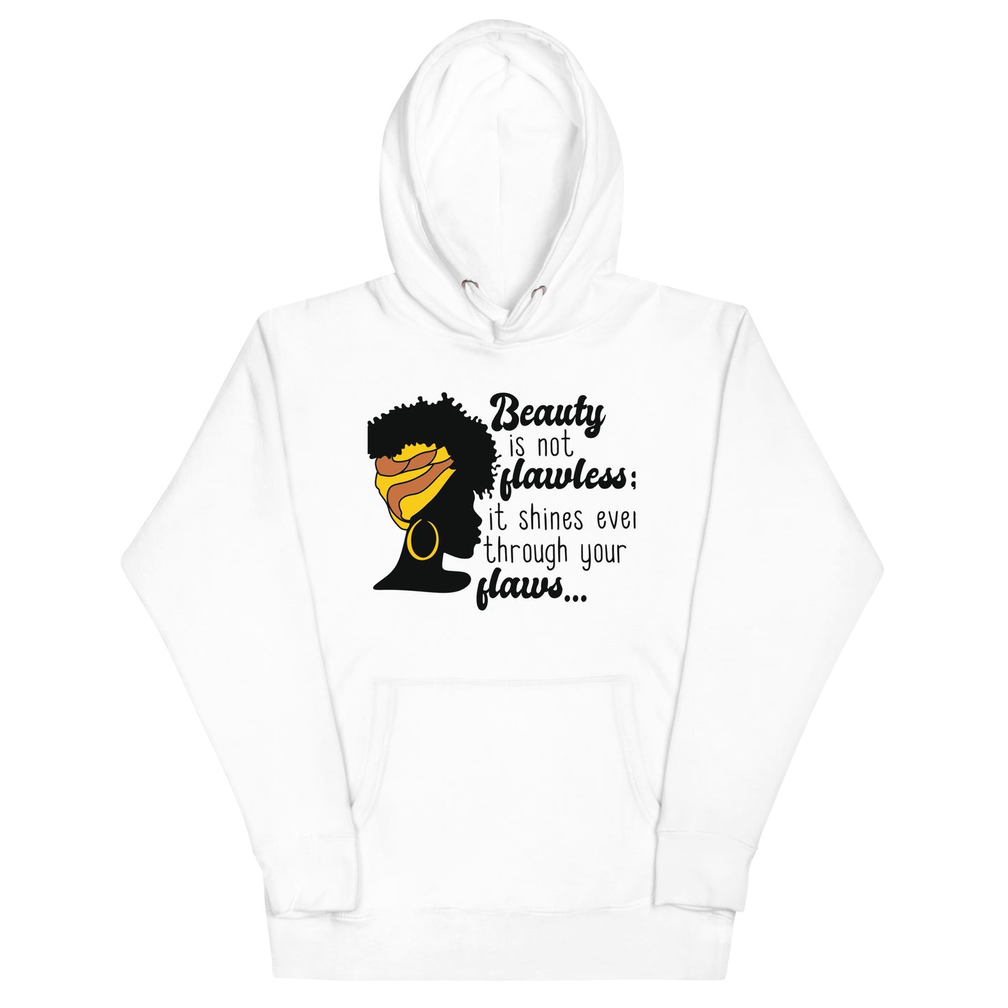 Beauty is not flawless Hoodie